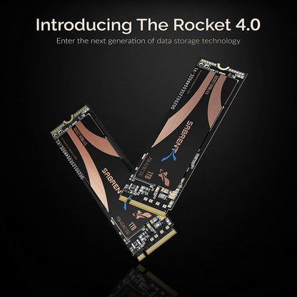 1TB Rocket Nvme Pcie 4.0 M.2 2280 Internal SSD Maximum Performance Solid State Drive (Latest Version) (Sb-Rocket-Nvme4-1Tb).